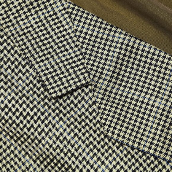 Daniel Hechter (West Germany) 80s, Cashmere-Silk, Windowpane Overcheck - Picture 5 of 9